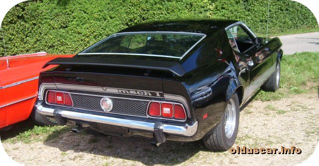 1973 Ford Mustang Mach 1 Fastback Coupe back